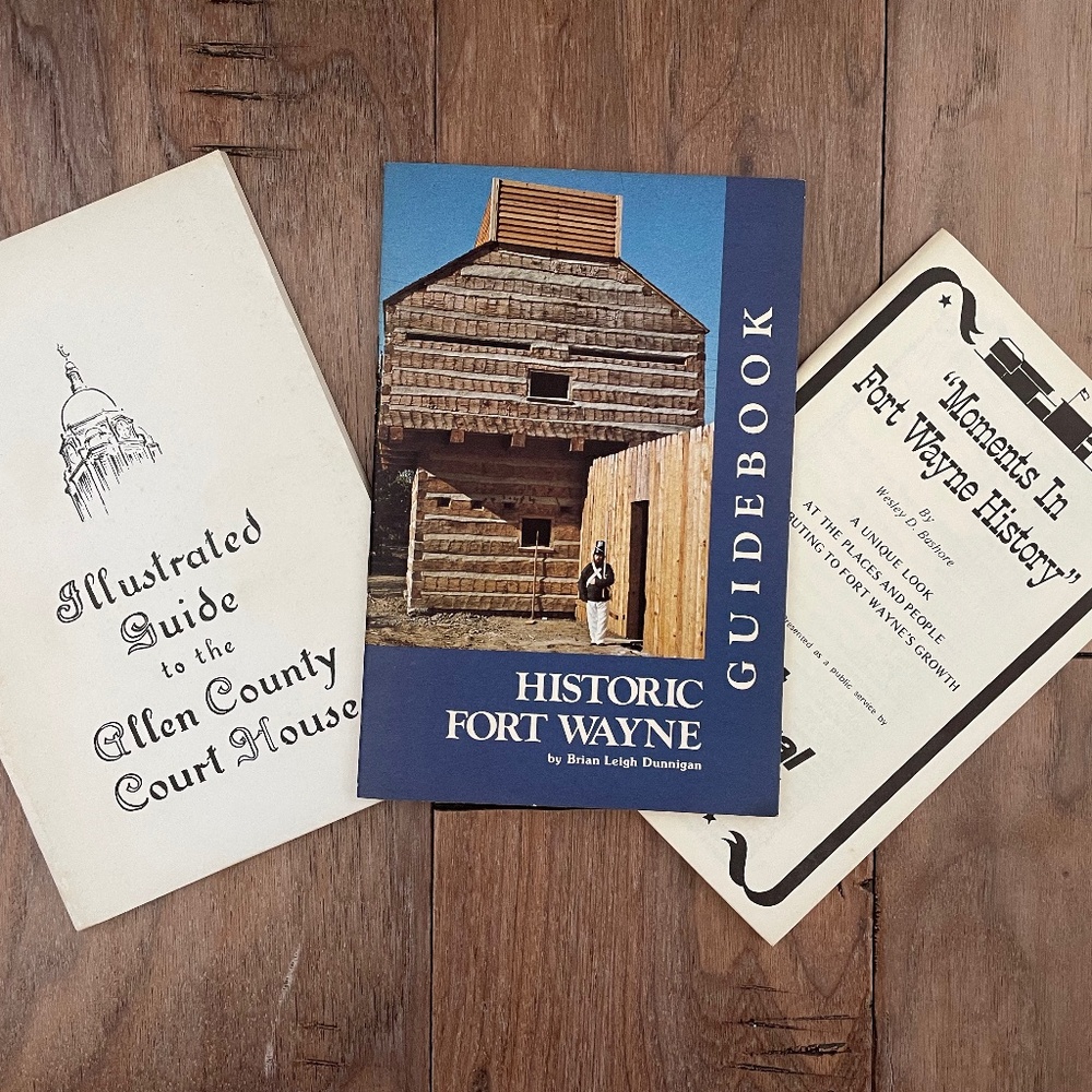 Set of 3 Booklets on Fort Wayne, Indiana History